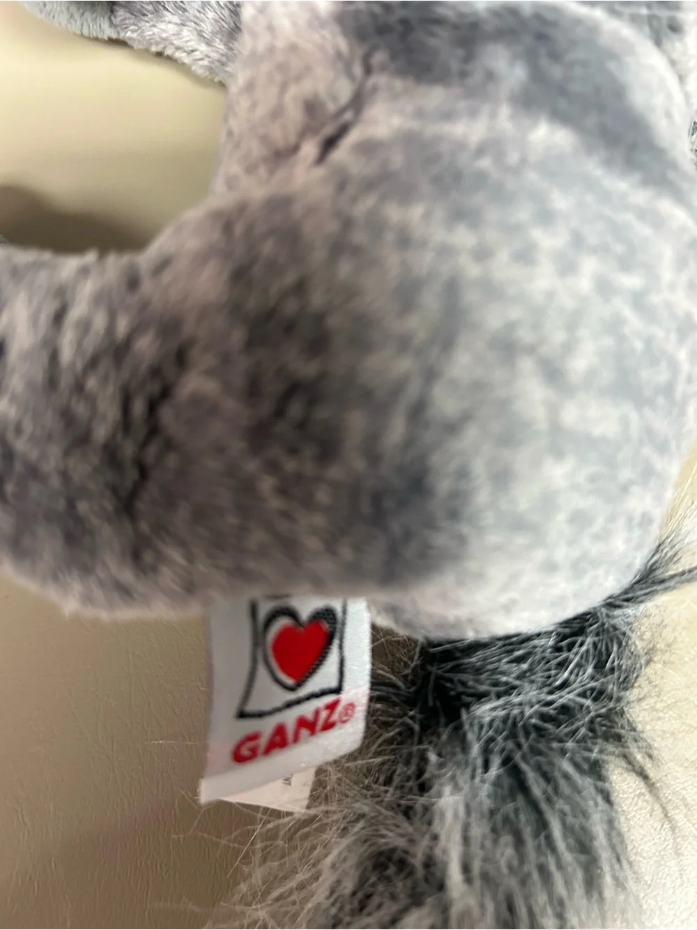 GANZ Plush Duck, Horse & Lamb Trio - White, Gray, Yellow, Pink